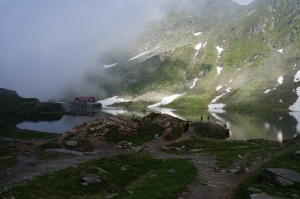 Balea Lake - the highest point on the Transfagarasan!